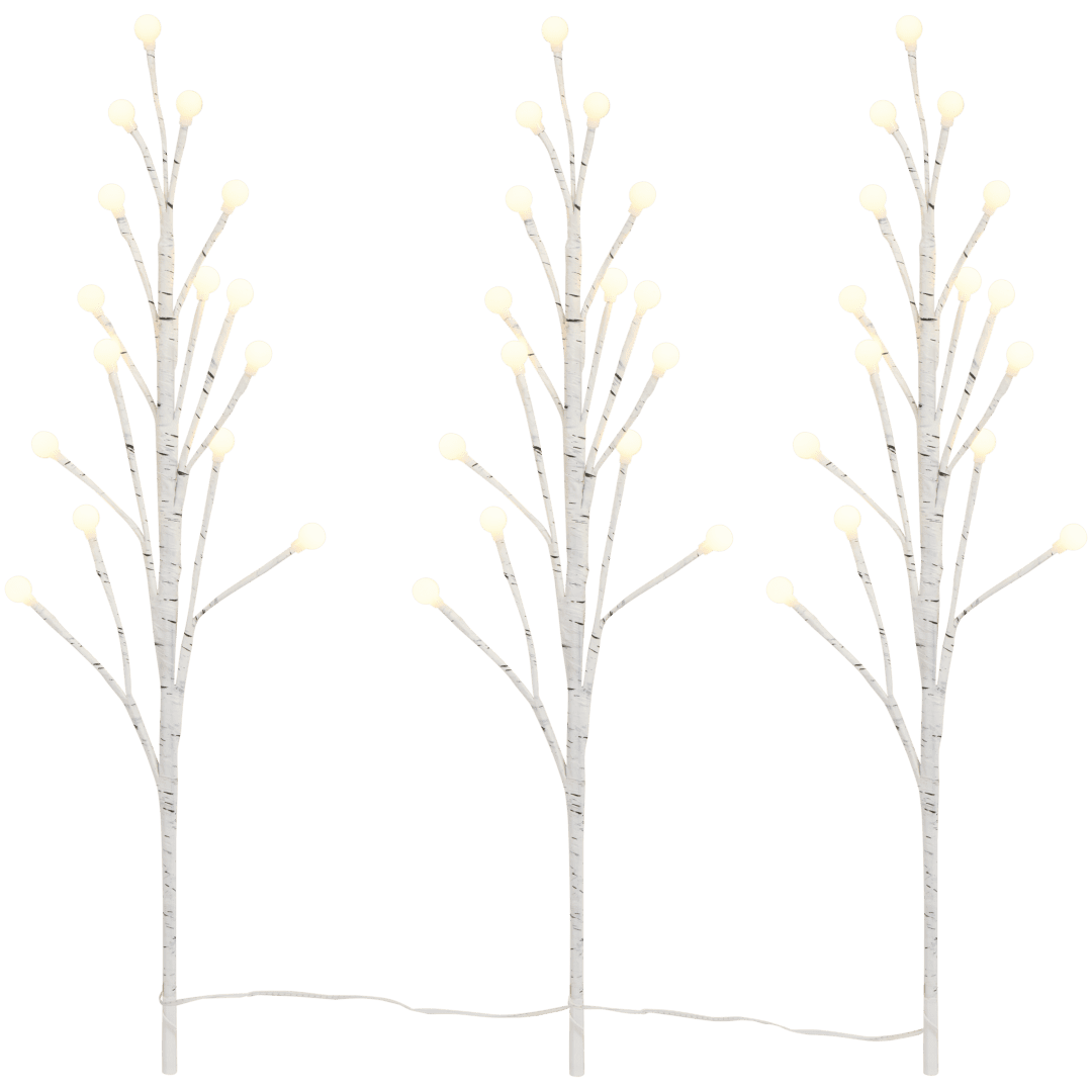 Espetos com luz para jardim