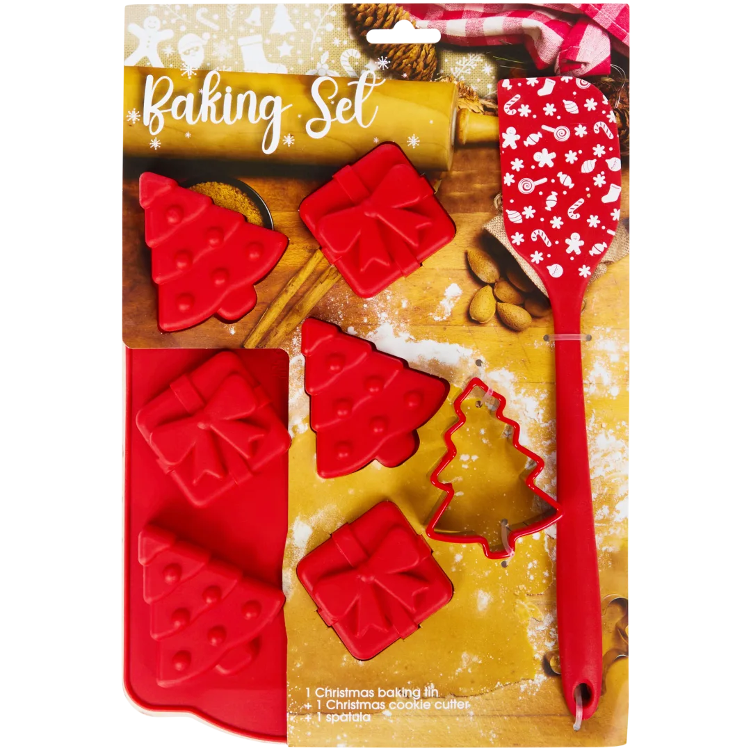 Conjunto de pastelaria de Natal
