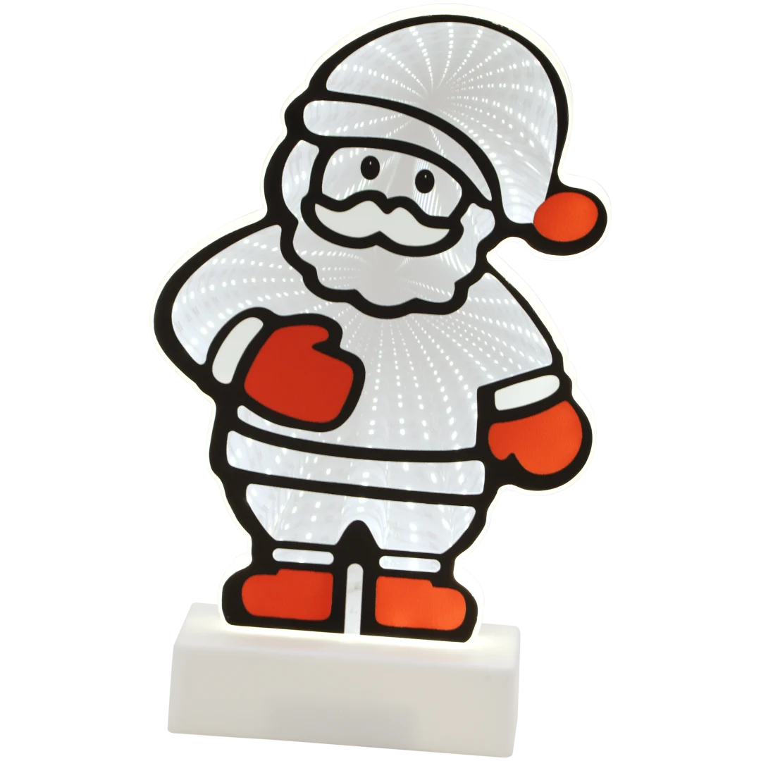 Figura de Natal com iluminação LED infinita