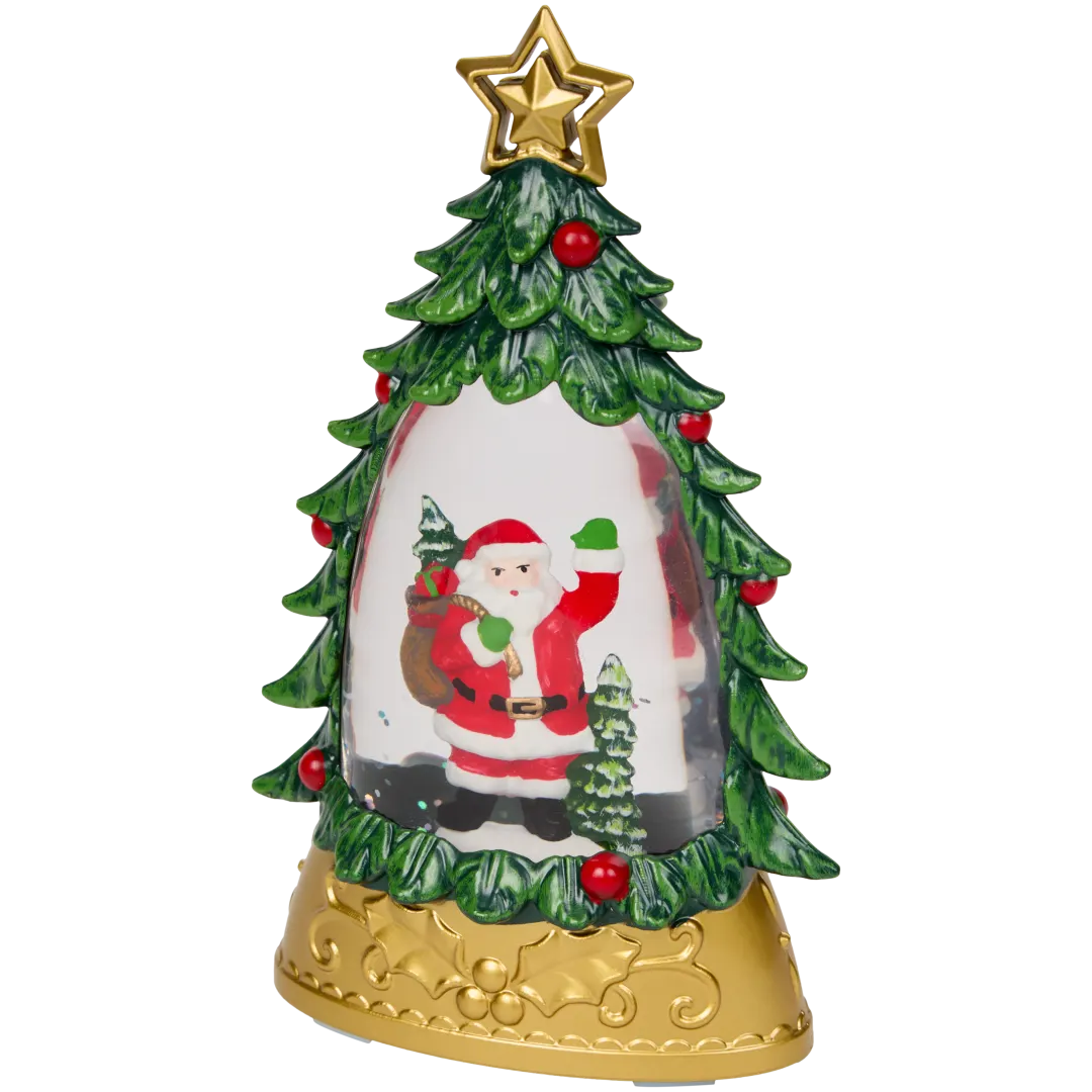 Bola de neve de Natal com iluminação LED