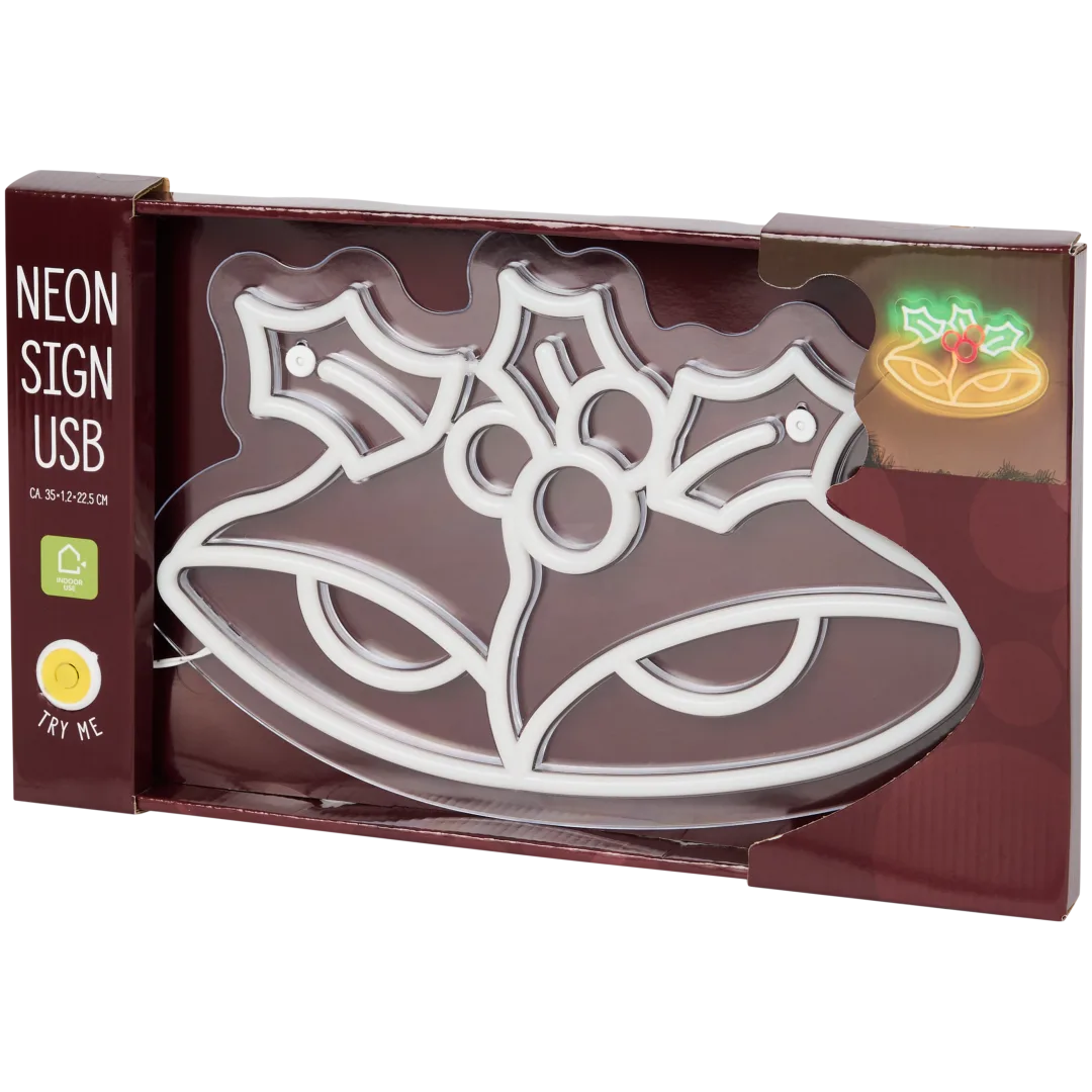 Candeeiro de Natal de néon