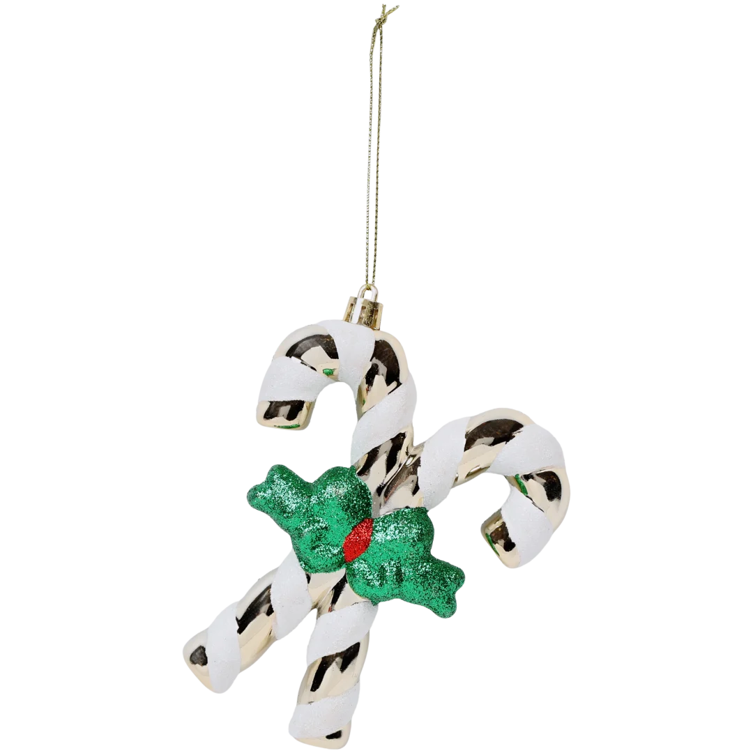 Suspension de Noël avec paillettes