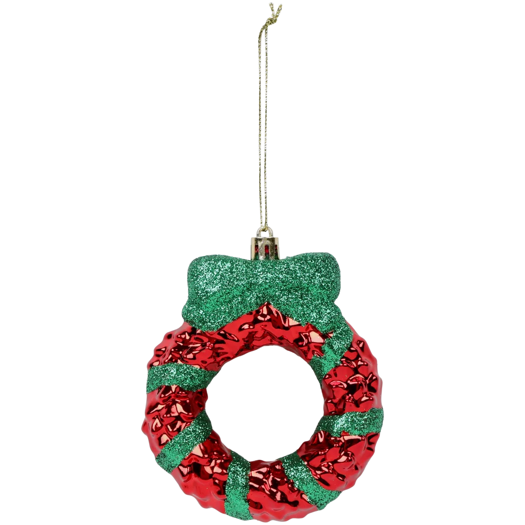 Suspension de Noël avec paillettes