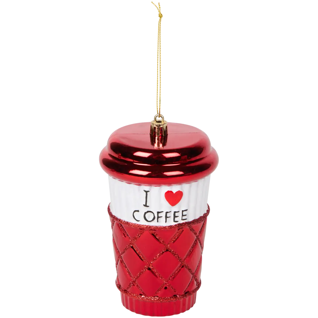 Enfeite de Natal com purpurinas