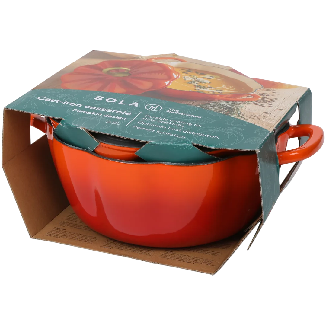 Sola gietijzeren pan Pompoen