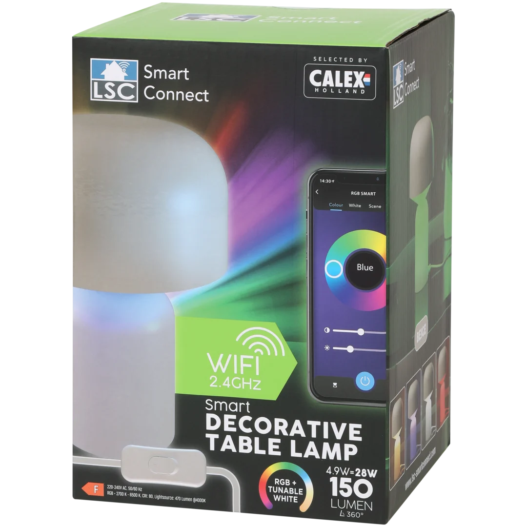 Candeeiro de mesa multicolorido LSC Smart Connect