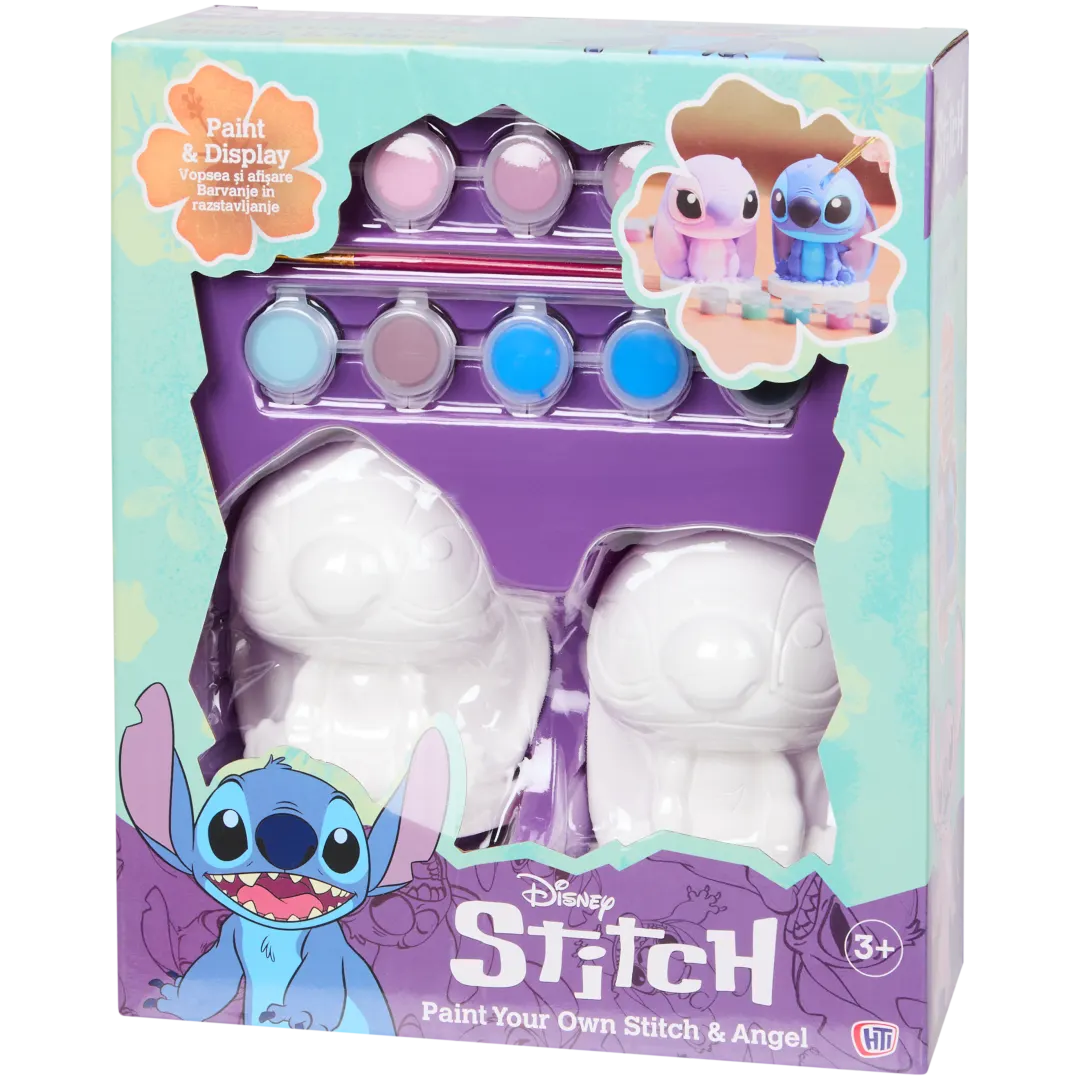 Verf je eigen Stitch en Angel