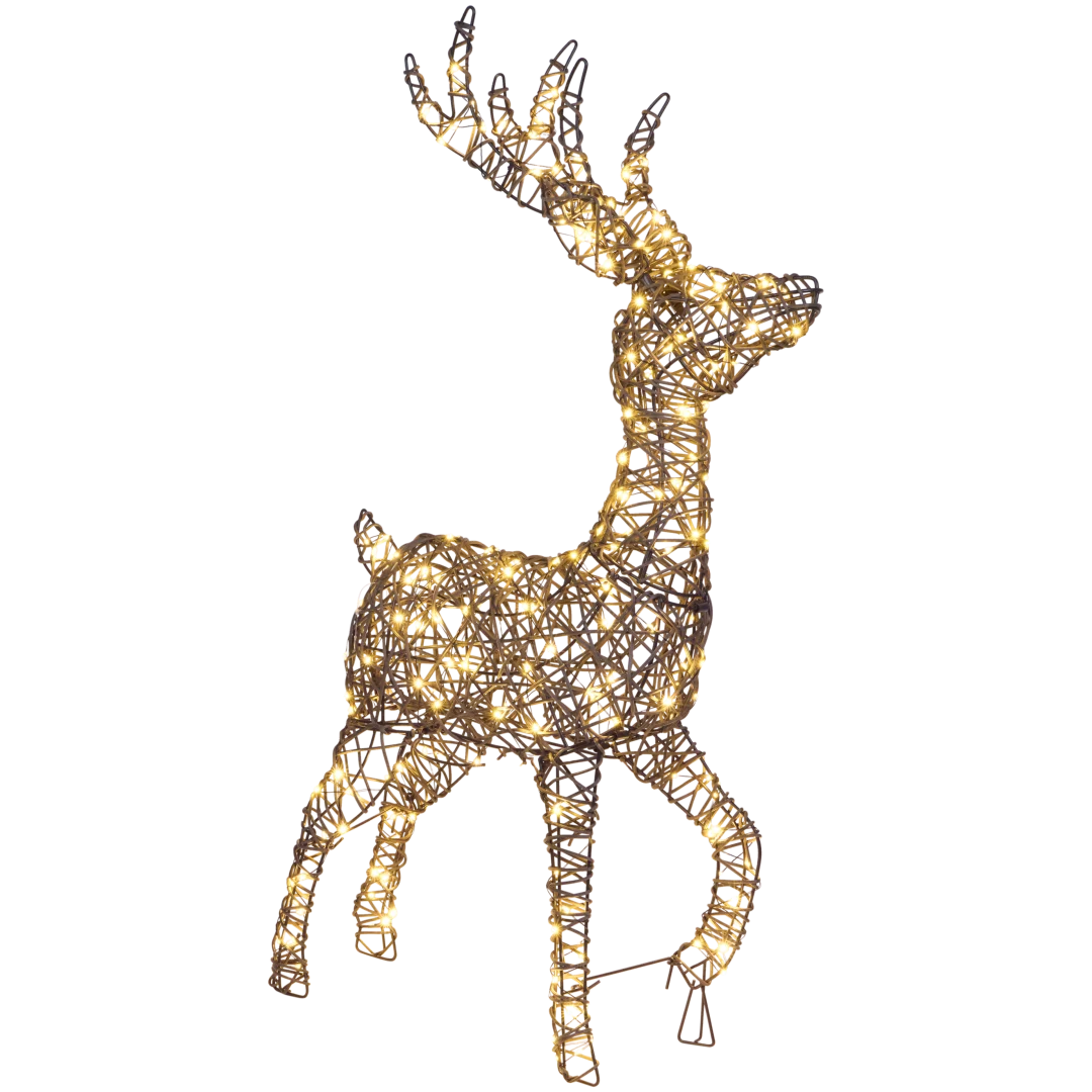 LED-Rentier-Weihnachtsdeko