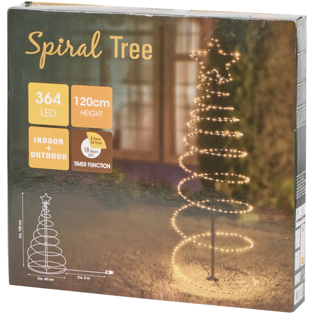 Spiralförmiger LED-Baum