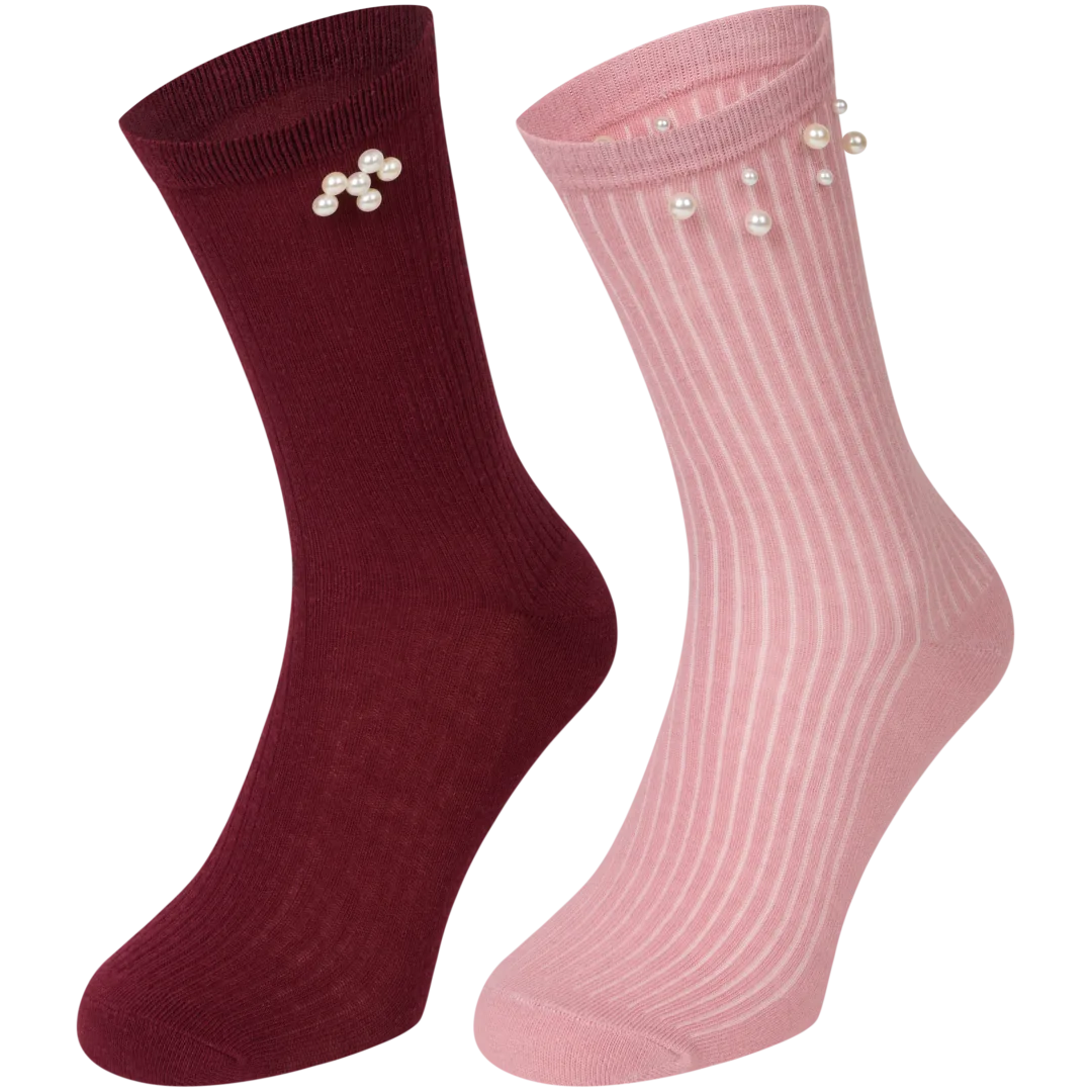 Calzini donna con perline