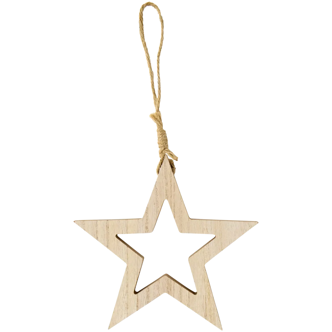 Suspension de Noël en bois