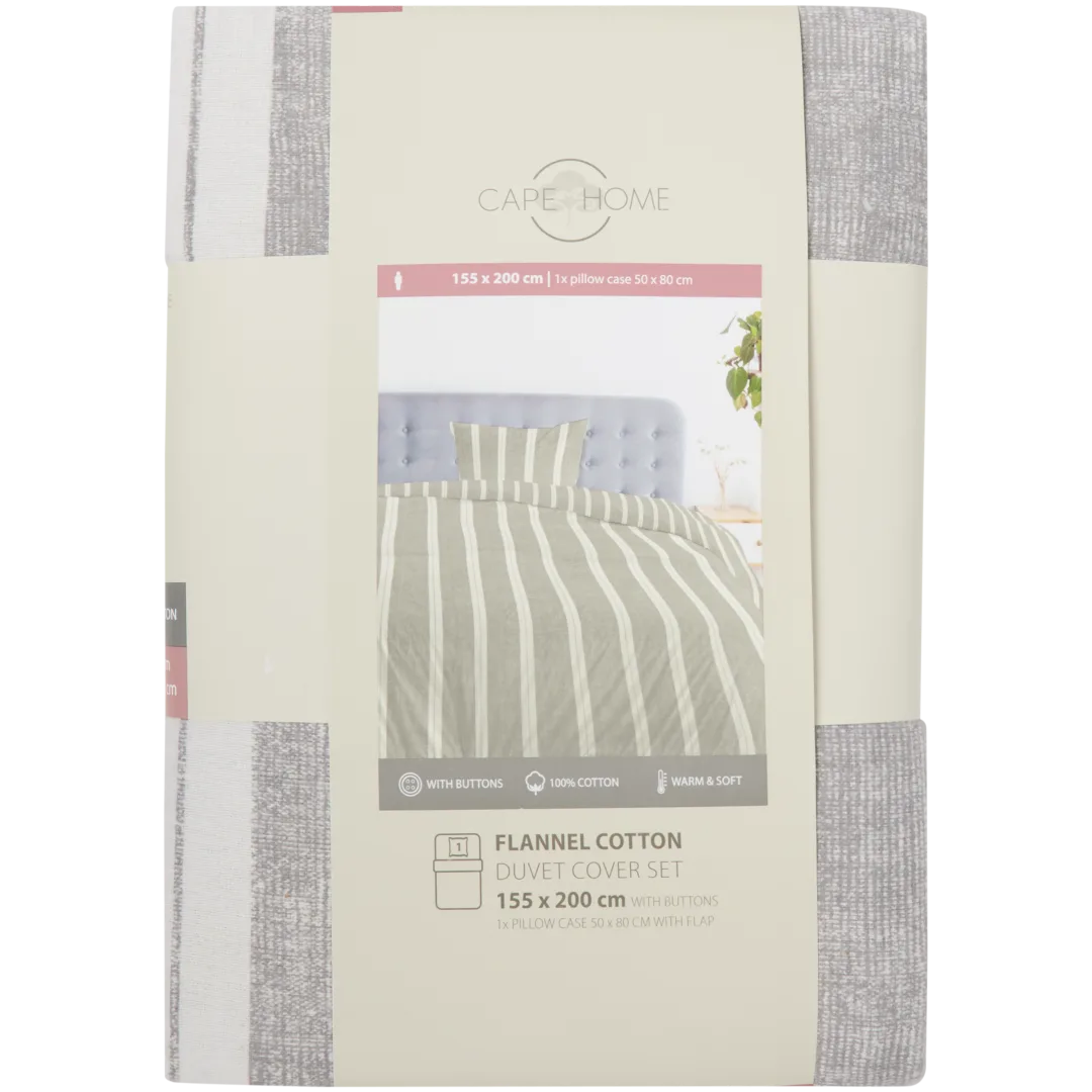 Set copripiumino in flanella Cape Home 6