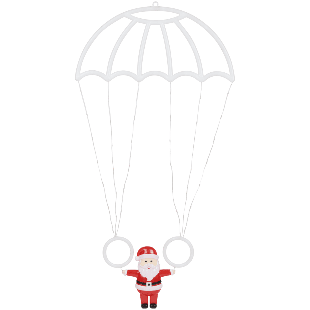 Santa Claus s LED padákem