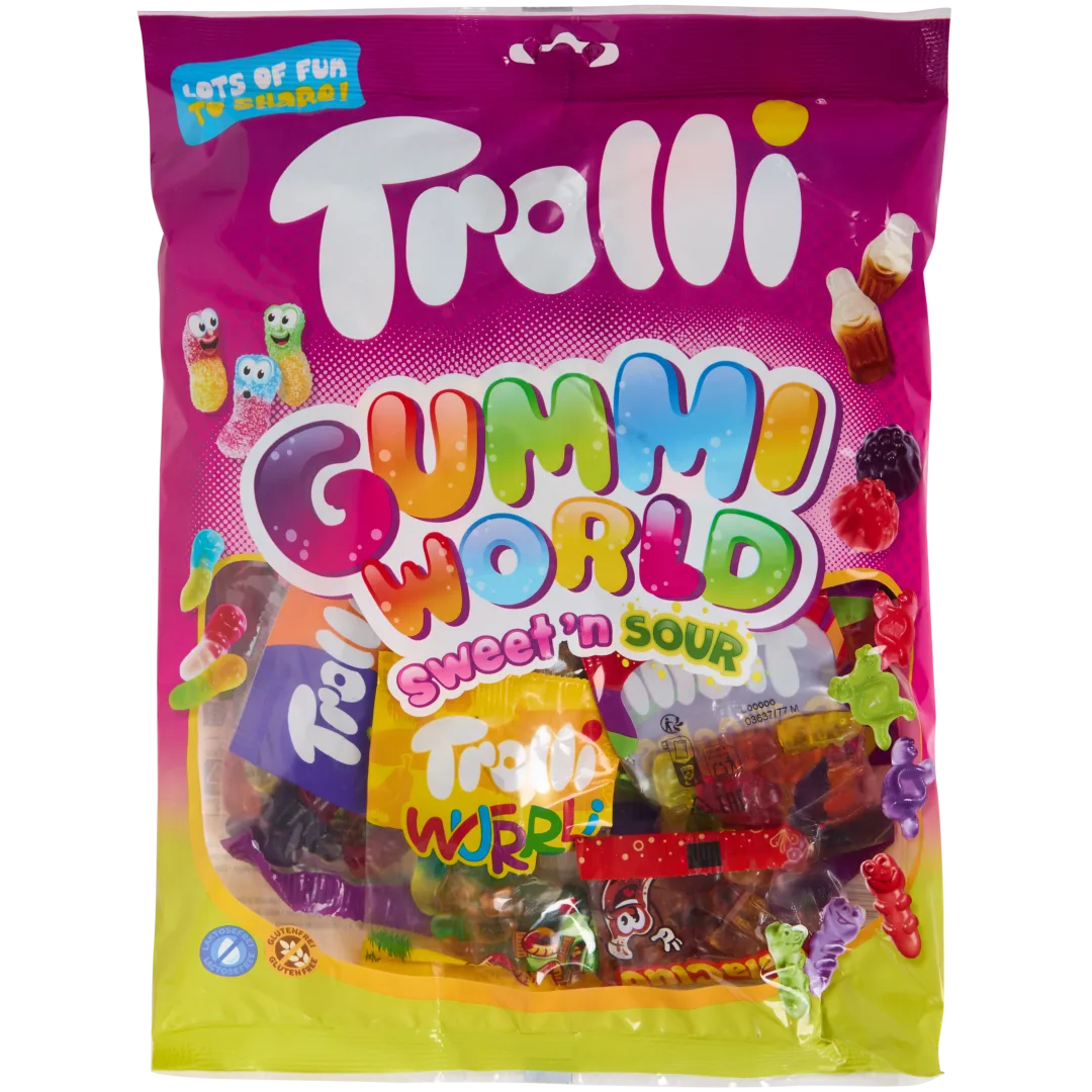 Trolli Gummi World Süß & Sauer 1