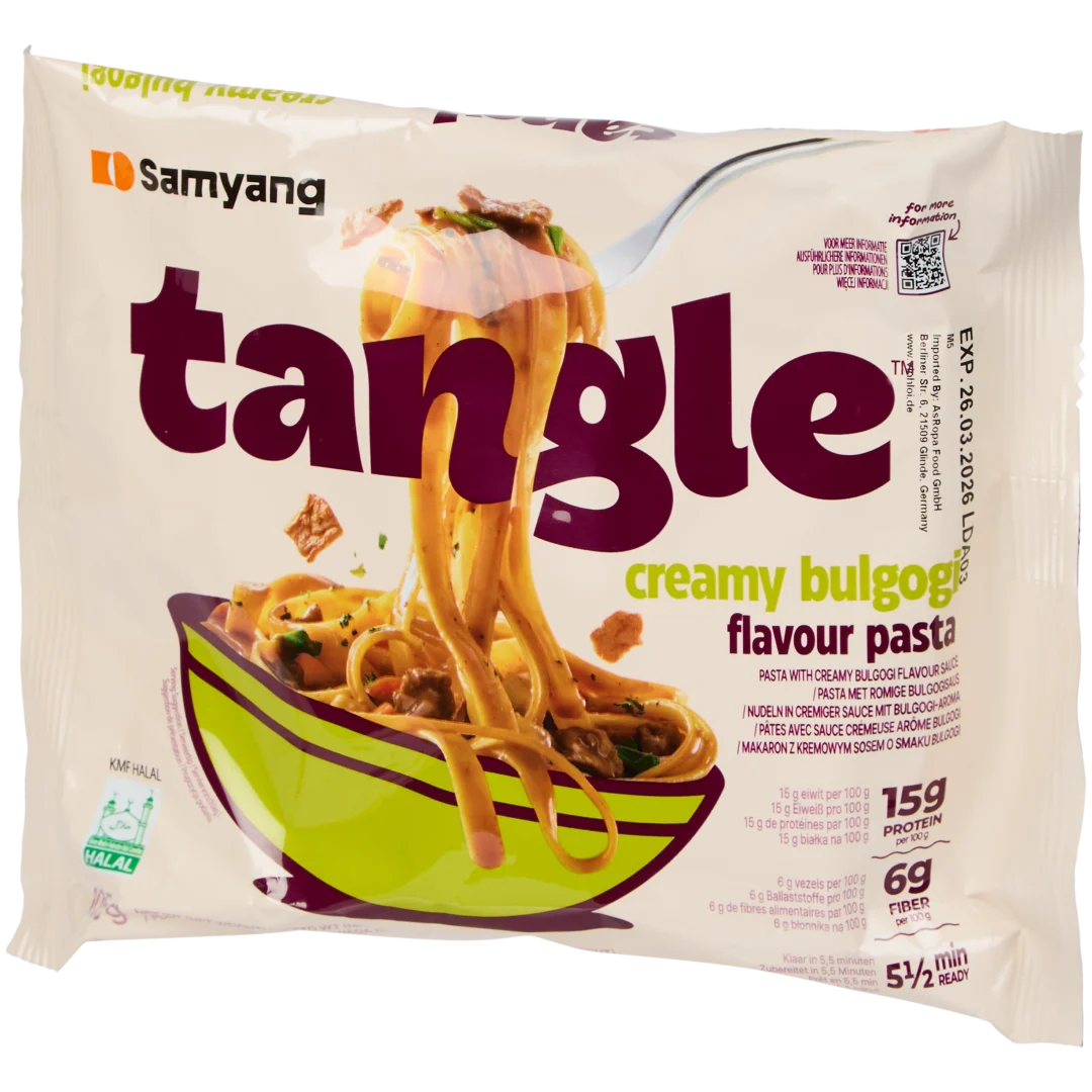 Samyang Tangle pasta Bulgogi Koreaanse Barbecue 1