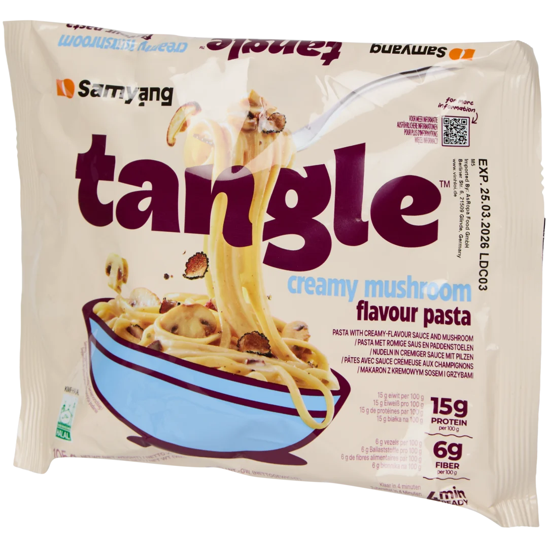 Samyang Tangle pasta Romige Champignons 1