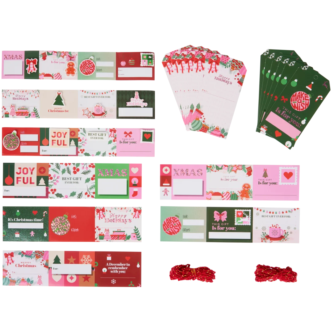 Étiquettes pour cadeau de Noël