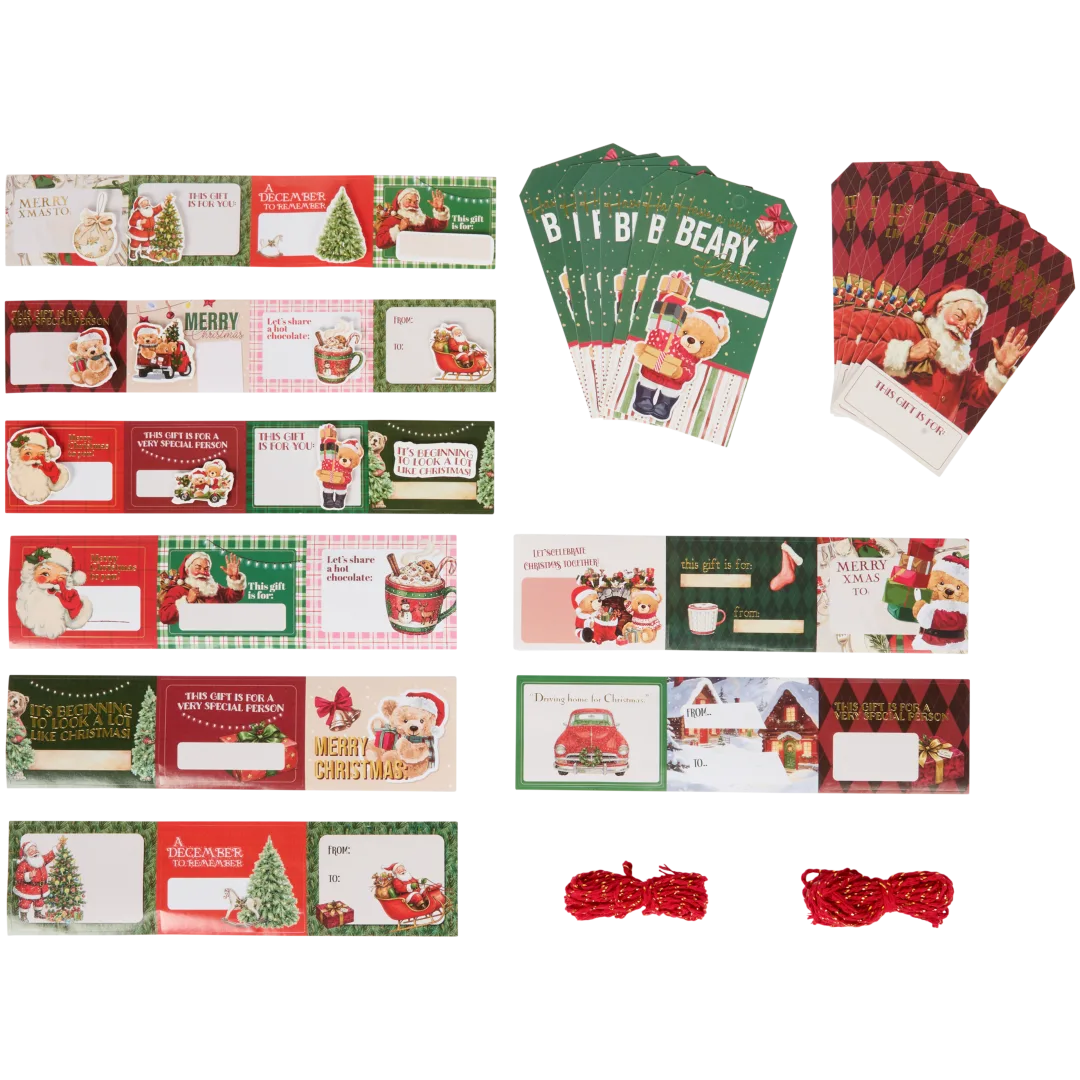 Étiquettes pour cadeau de Noël