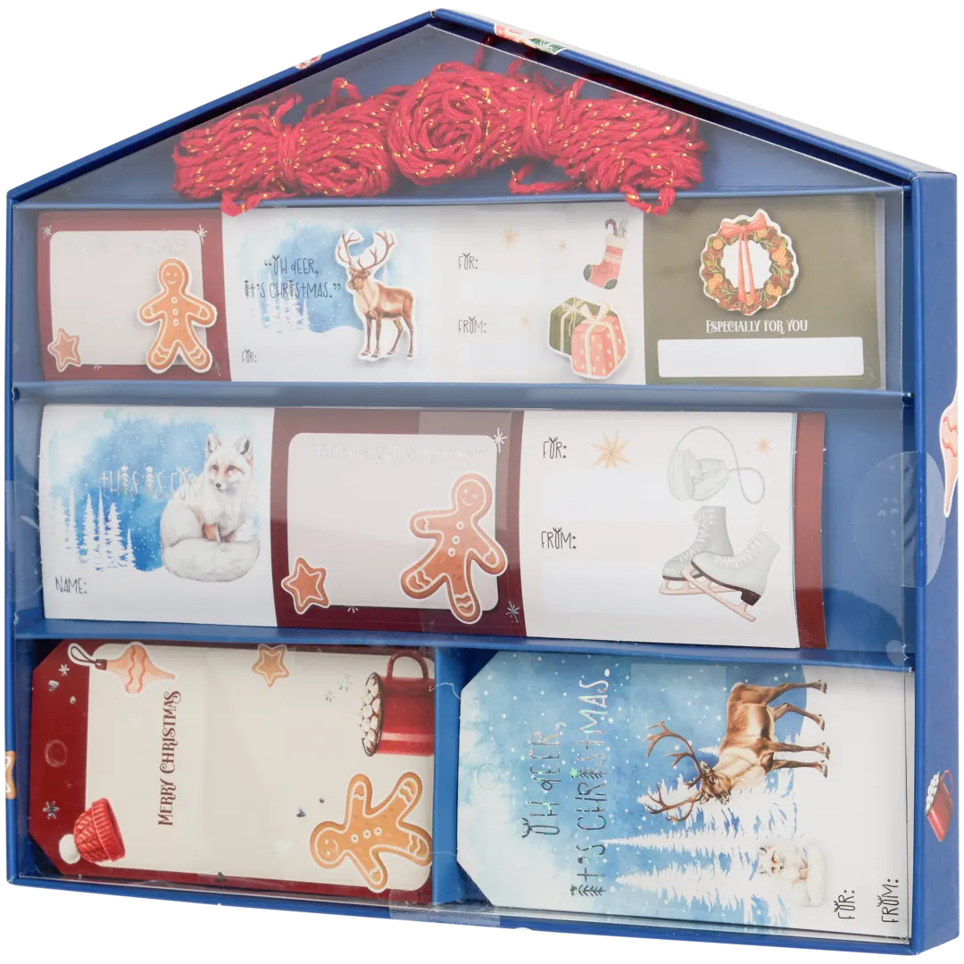 Etiquetas e cartões de Natal