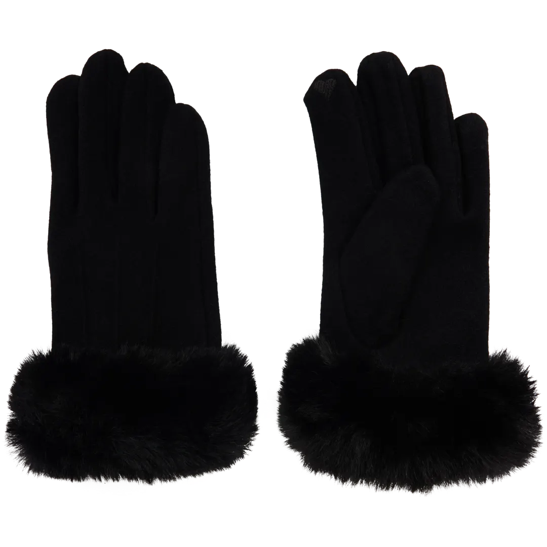 Luvas com pelo sintético 3