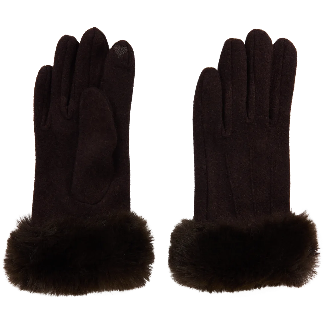 Luvas com pelo sintético 4