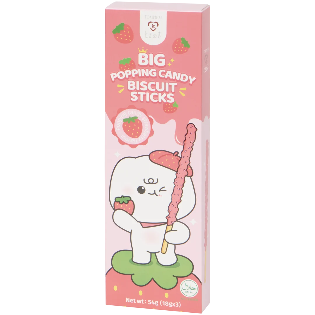 Tokimeki Popping Candy Biscuit Sticks