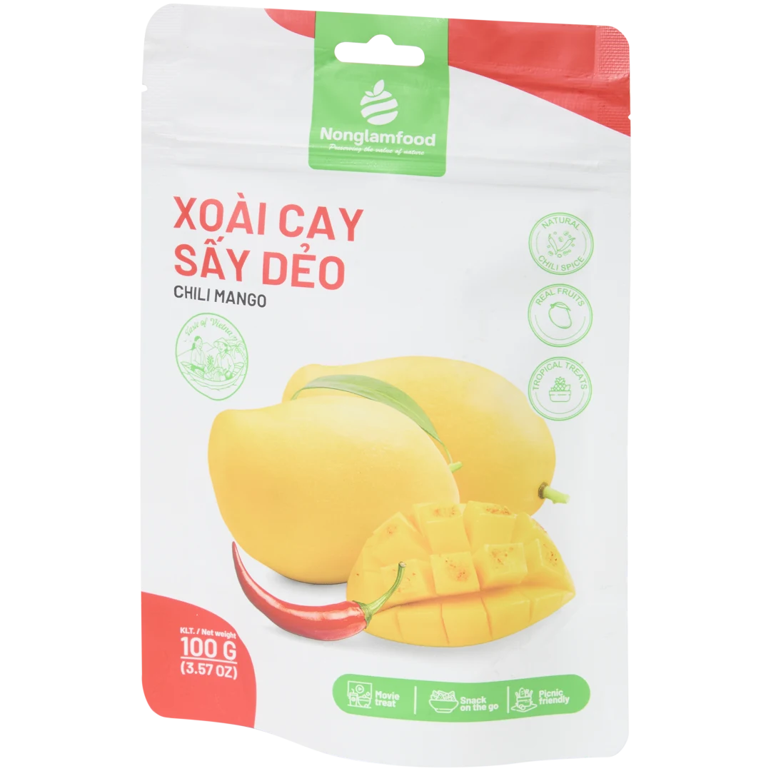 Gedroogde mango met chili
