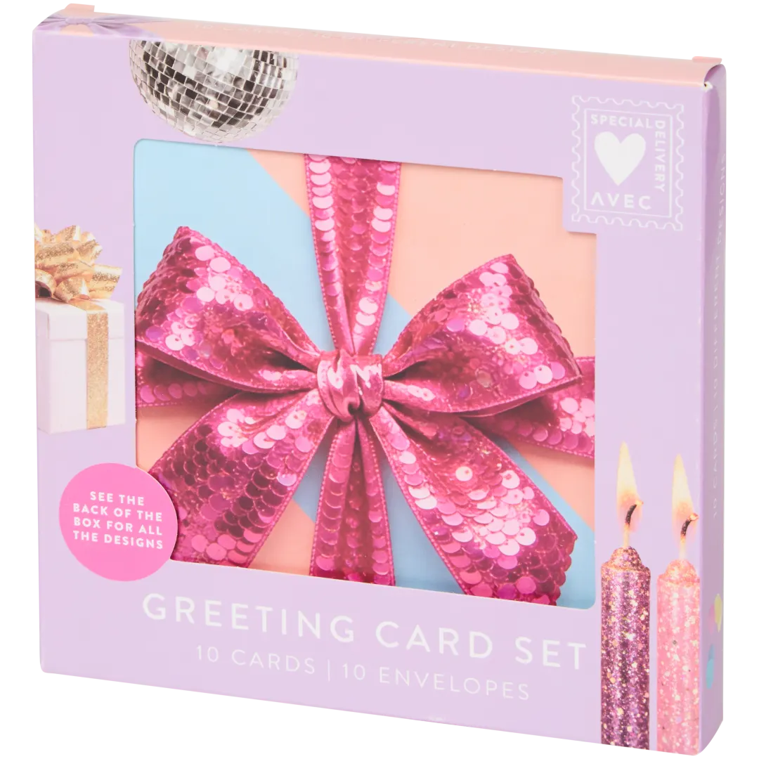 Cartões de felicitações com envelope Avec