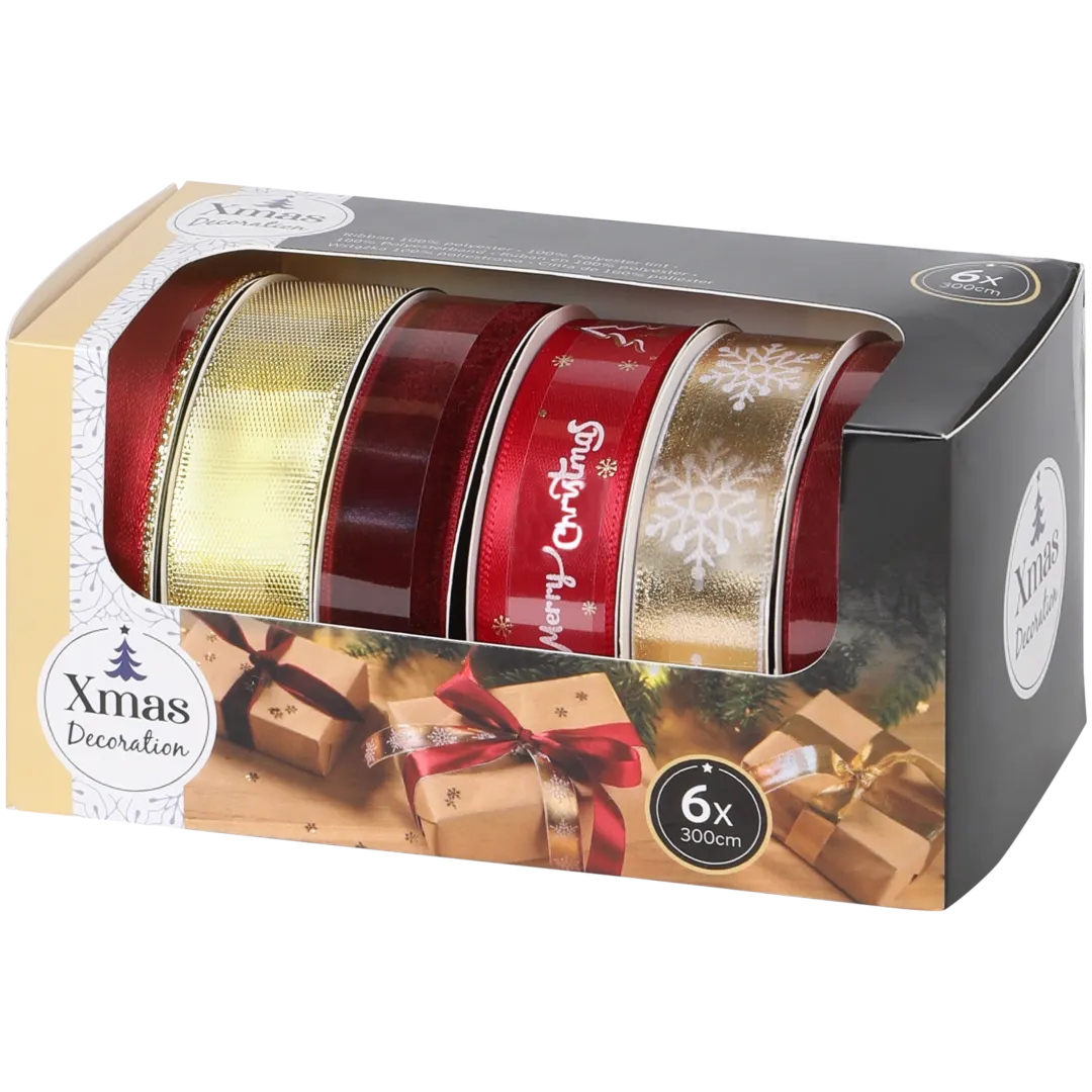 Rotoli nastro natalizio