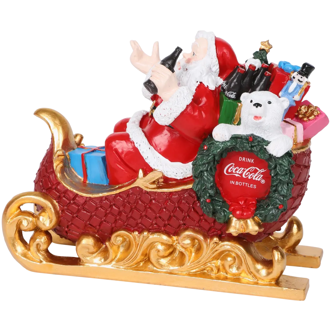 Coca-Cola Weihnachtsdeko mit Weihnachtsmann