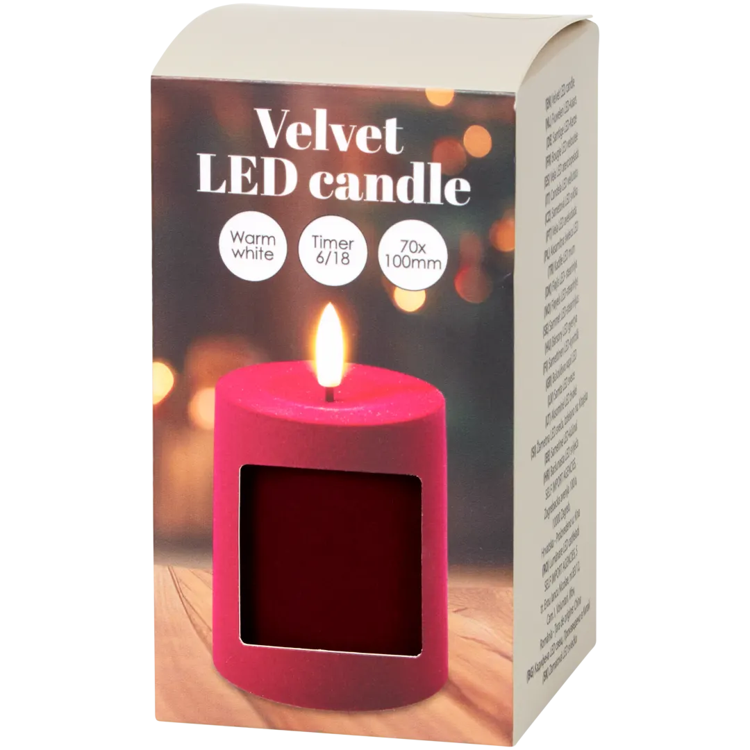 Zamatová LED sviečka 7