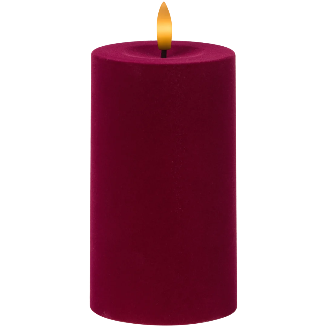 Sametová LED svíčka 2