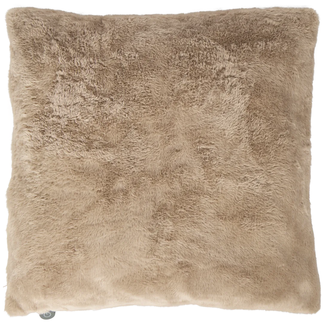 Coussin chauffant rechargeable en fausse fourrure