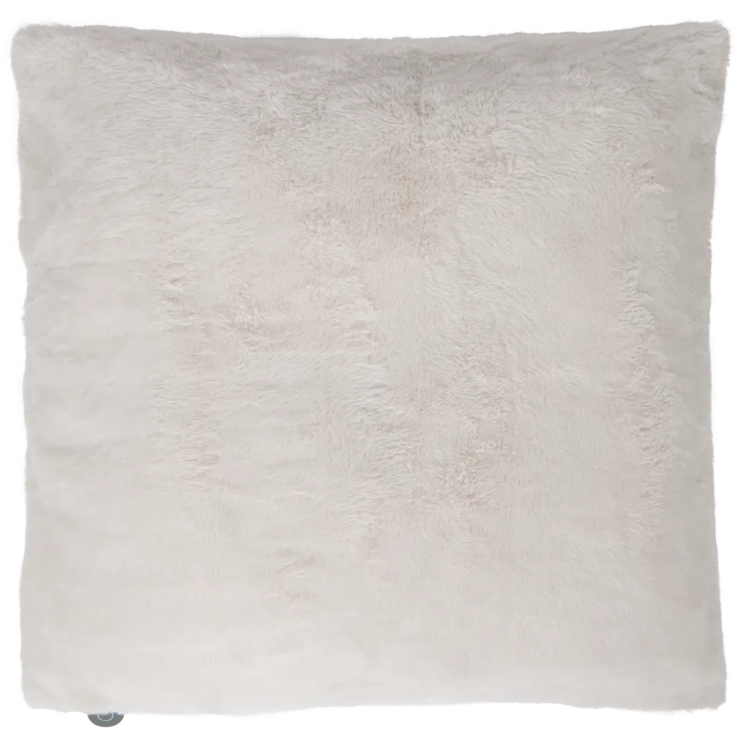 Coussin chauffant rechargeable en fausse fourrure