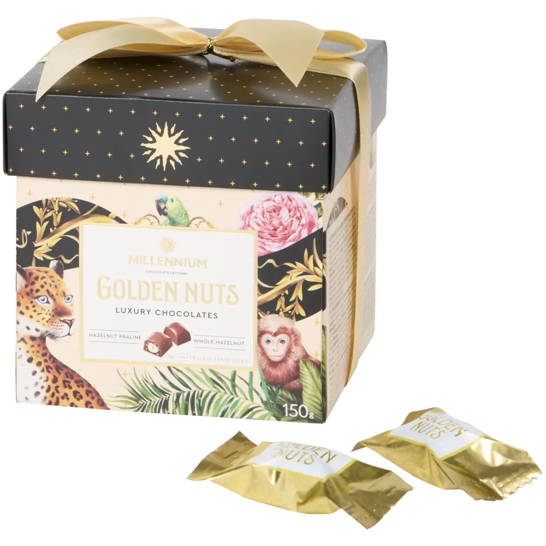 Bombones Millenium Golden Nuts