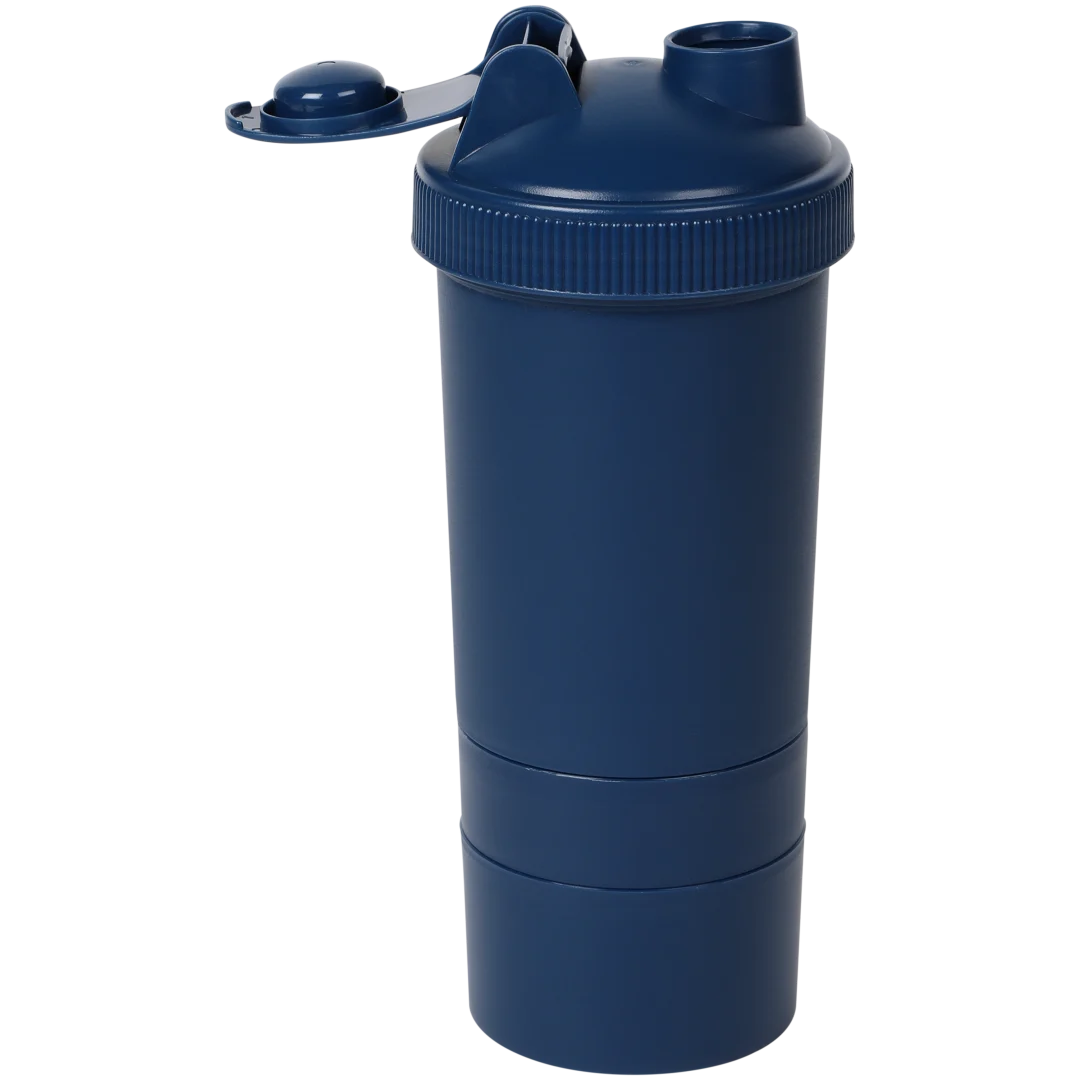 Shakebeker met opbergvakjes