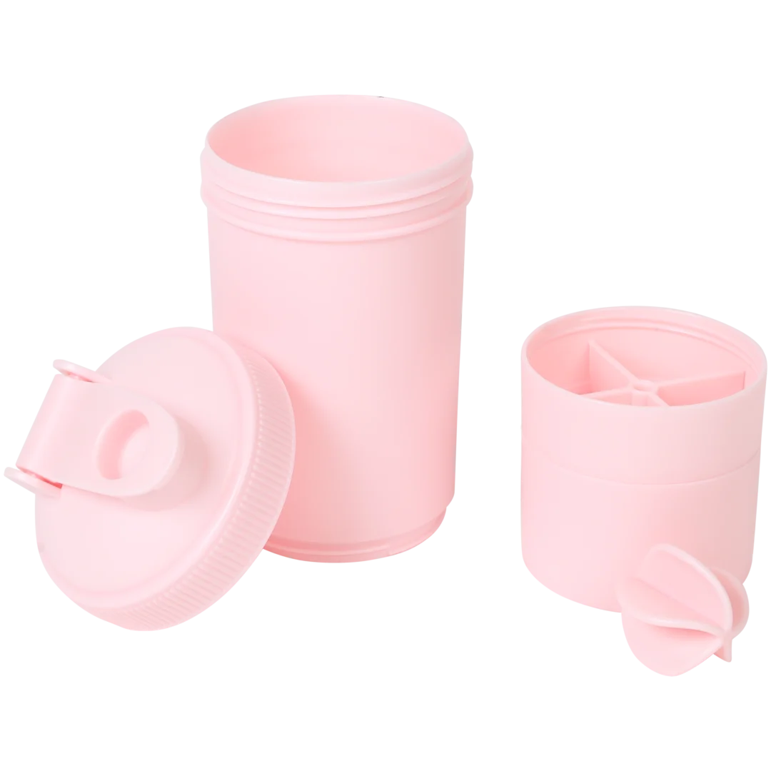 Shaker com compartimentos