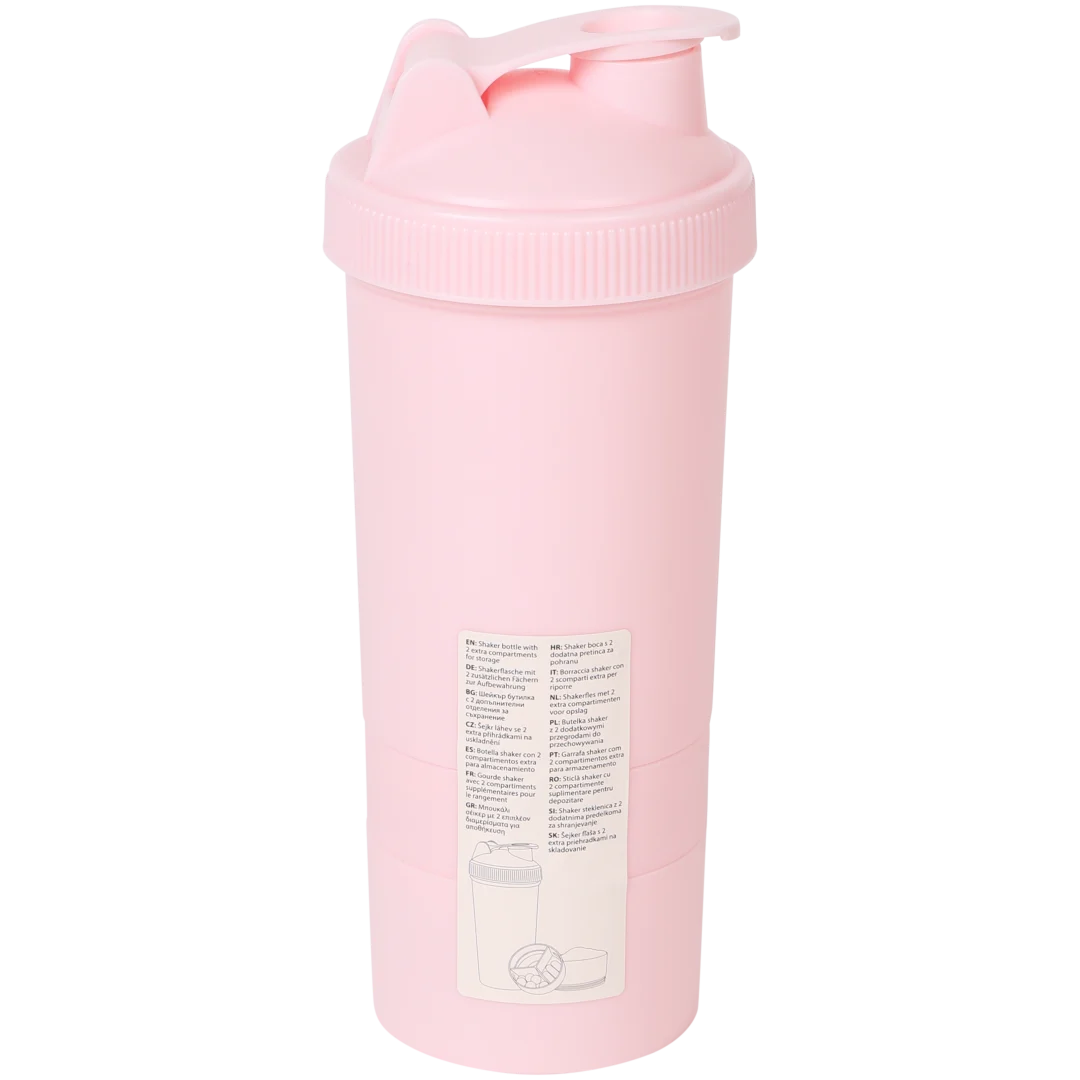 Shaker com compartimentos