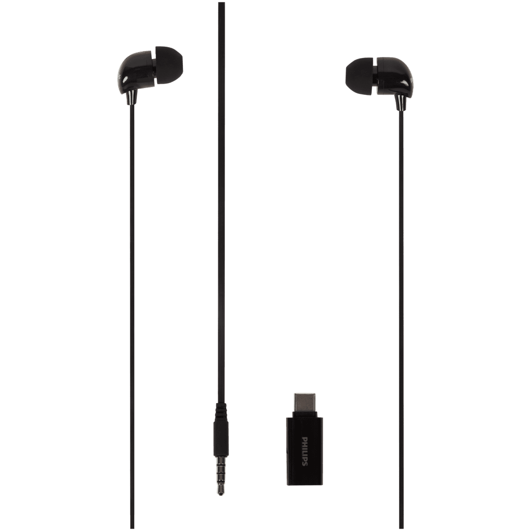 Philips oortjes met jack-aansluiting & USB-C