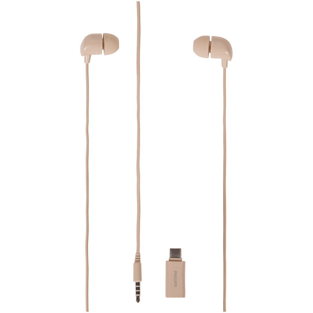 Philips oortjes met jack-aansluiting & USB-C