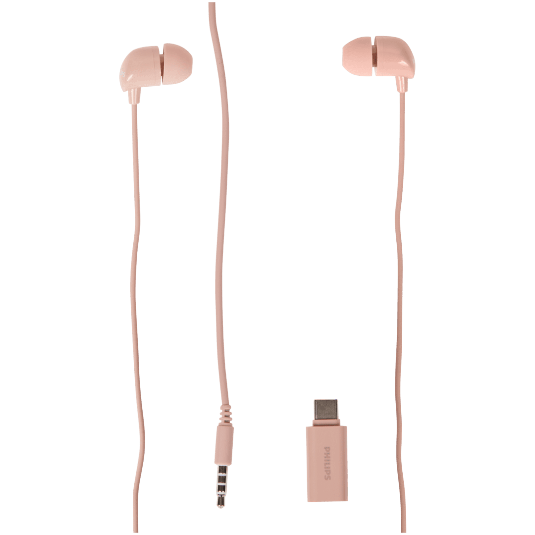 Philips oortjes met jack-aansluiting & USB-C