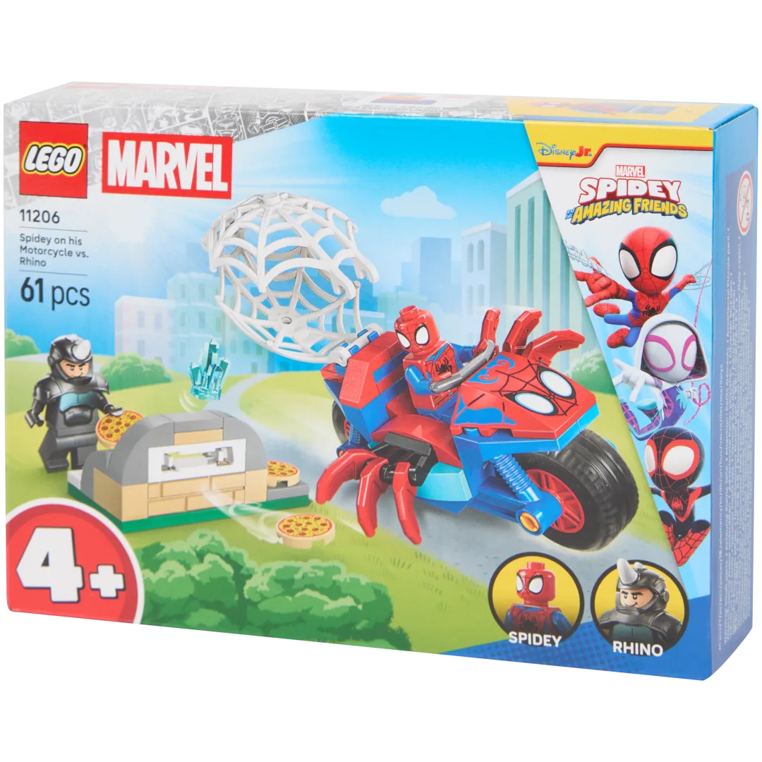 LEGO Marvel Spidey op zijn motor