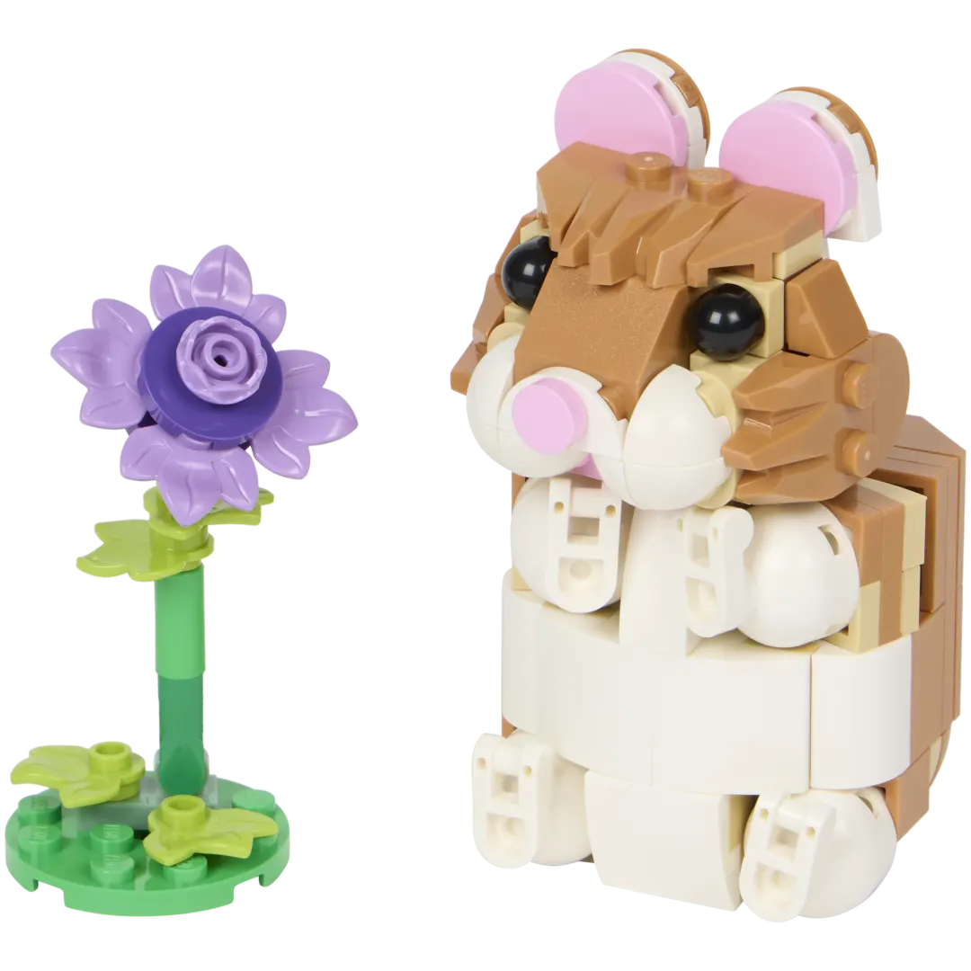 LEGO Creator 3-in-1 Hamster met bloem