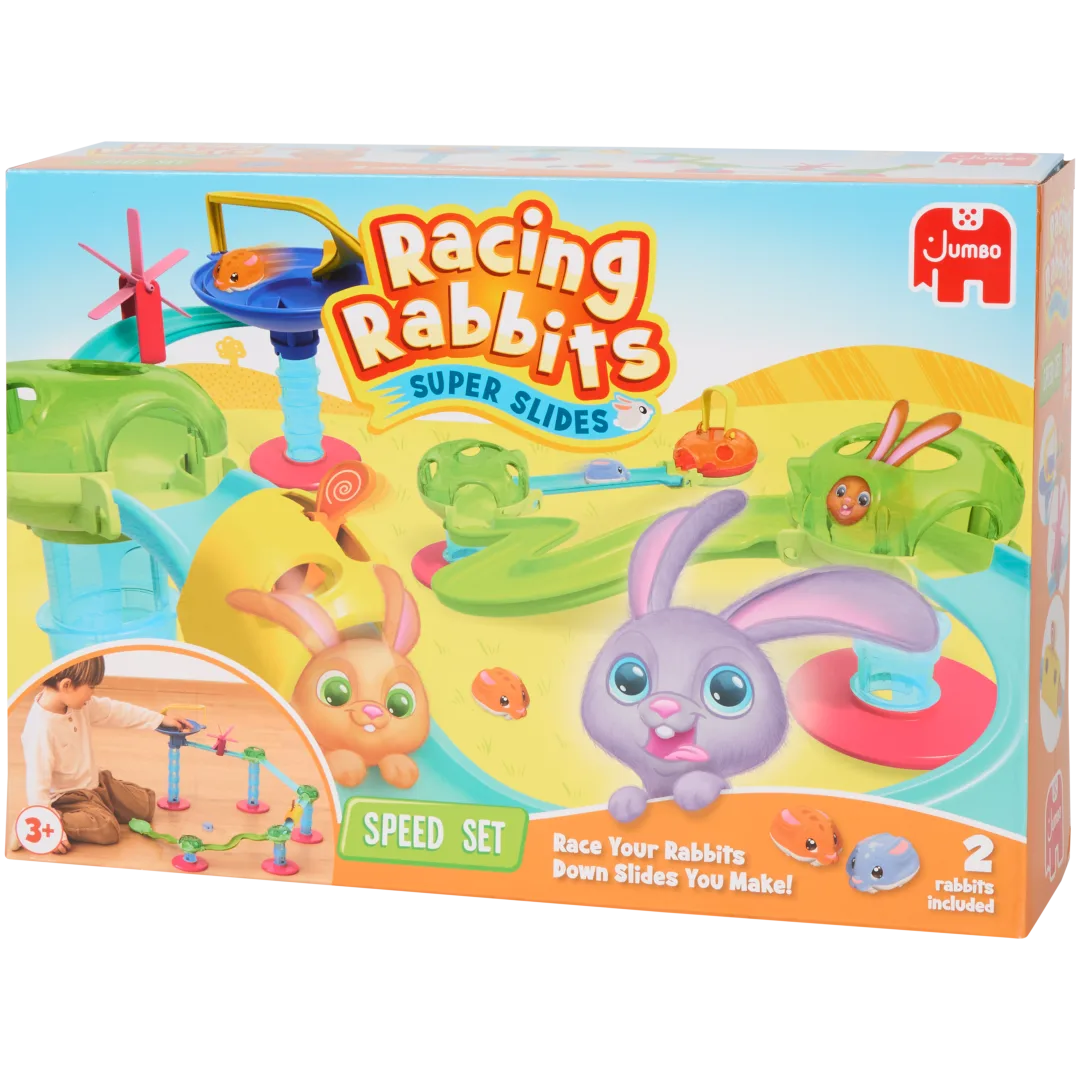 Jumbo Racing Rabbits knikkerbaan set