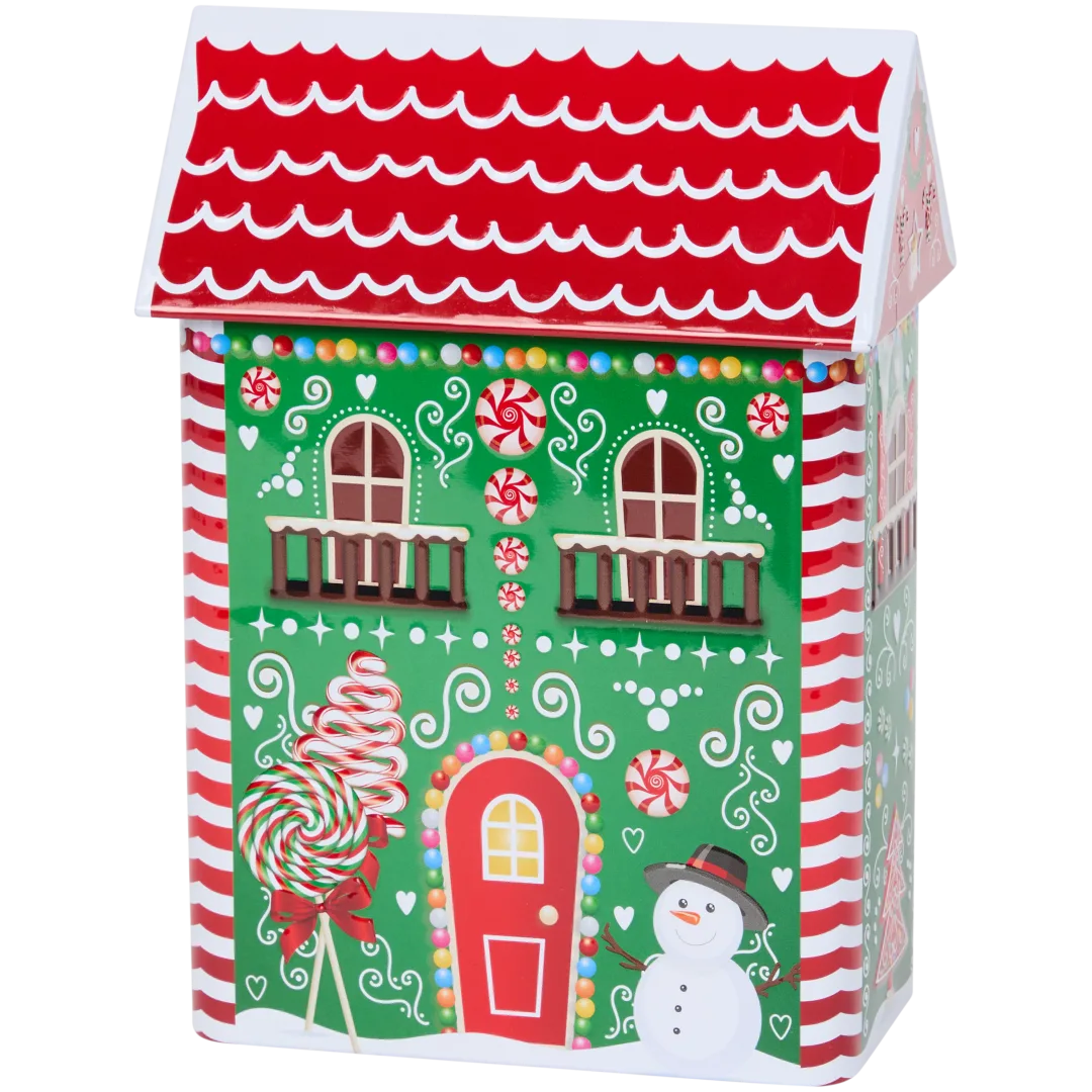 Casinha de Natal com biscoitos