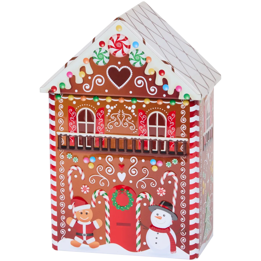 Casinha de Natal com biscoitos