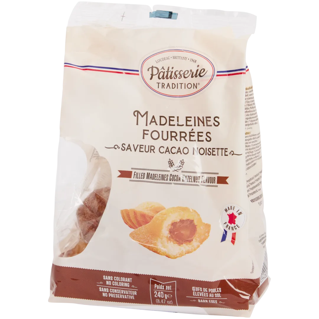 Pâtisserie Tradition gevulde madeleines Chocola