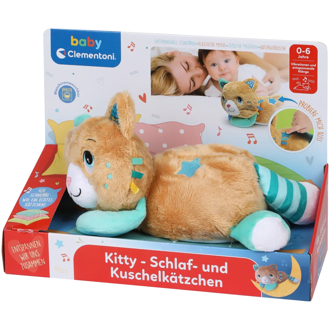 Clementoni Schlaf- und Kuschelkatze