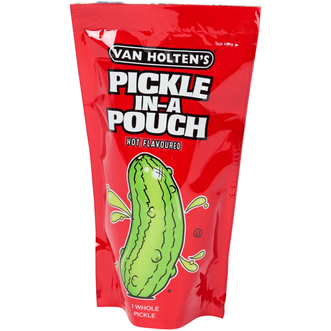 Van Holten's Pickle in-a-Pouch Hot Flavoured