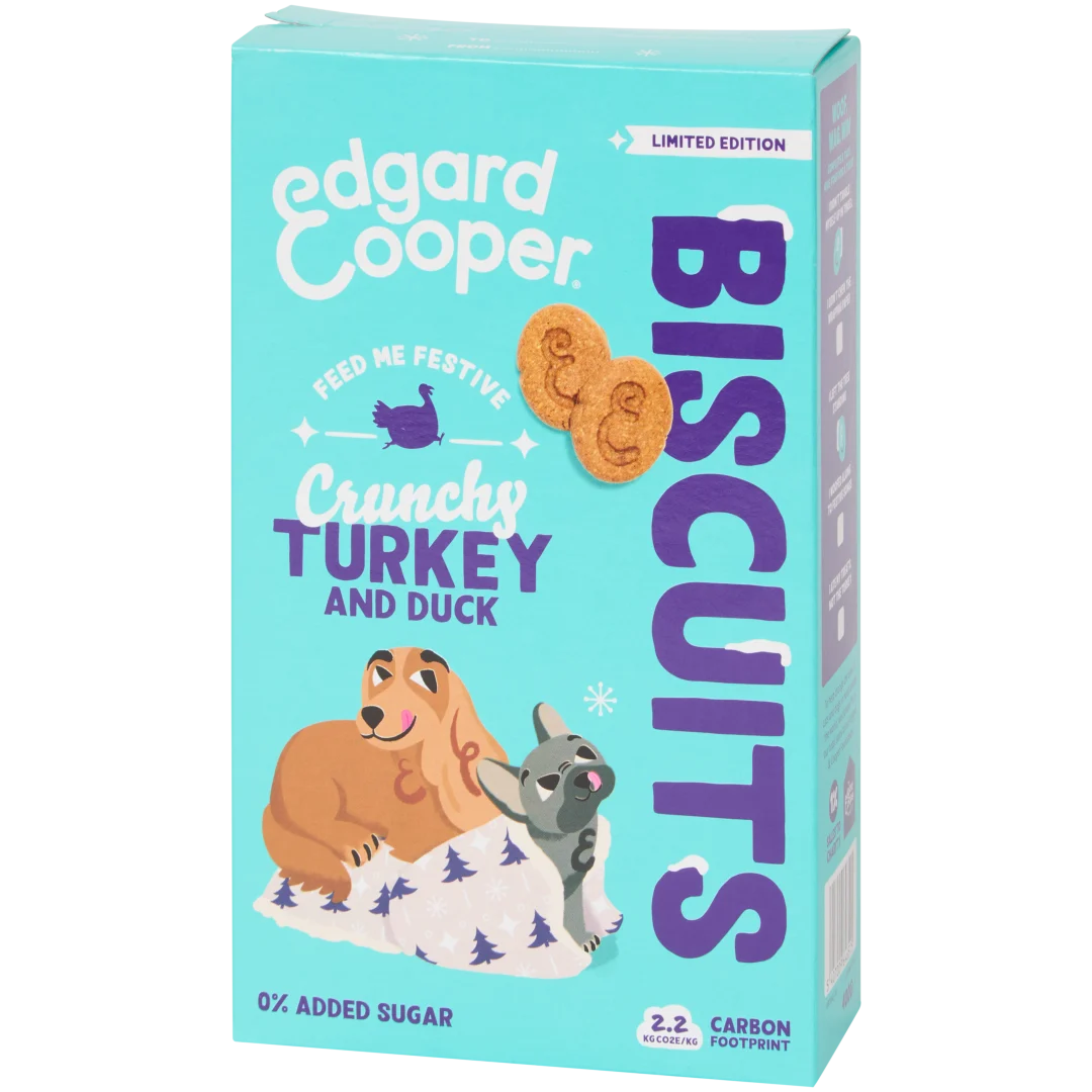 Biscuits pour chien Edgard & Cooper Dinde & Canard